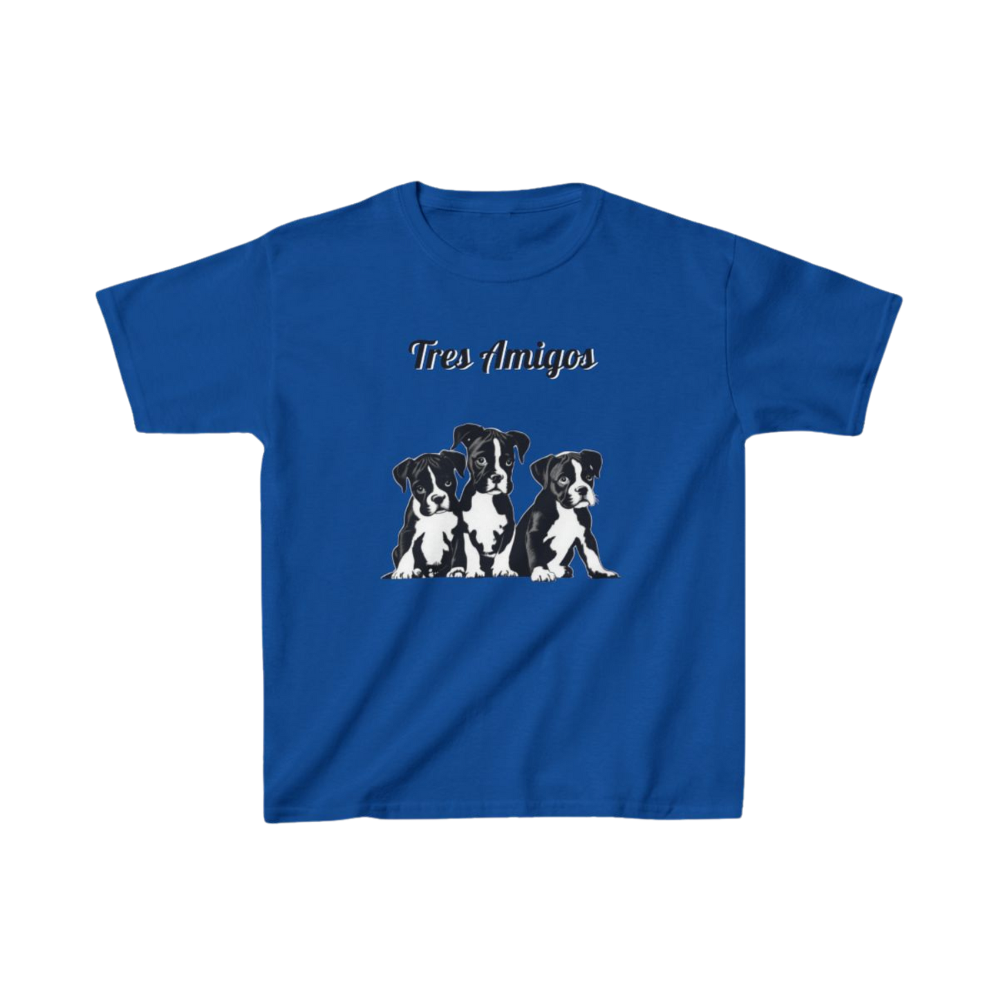 Kids Tee - Tres Amigos - Best Buddies - Adorable Boxer Puppies