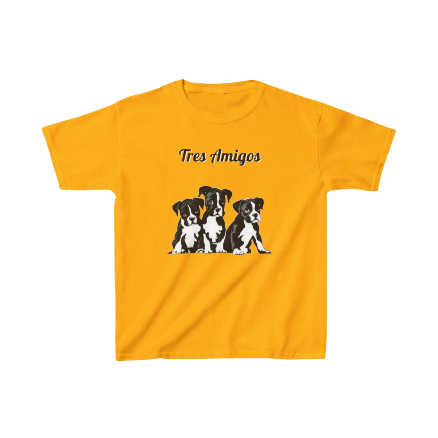 Kids Tee - Tres Amigos - Best Buddies - Adorable Boxer Puppies