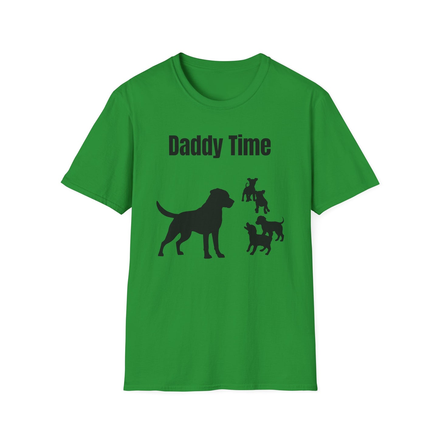 Daddy Time Silhouette T-Shirt - Dog Lover Gift