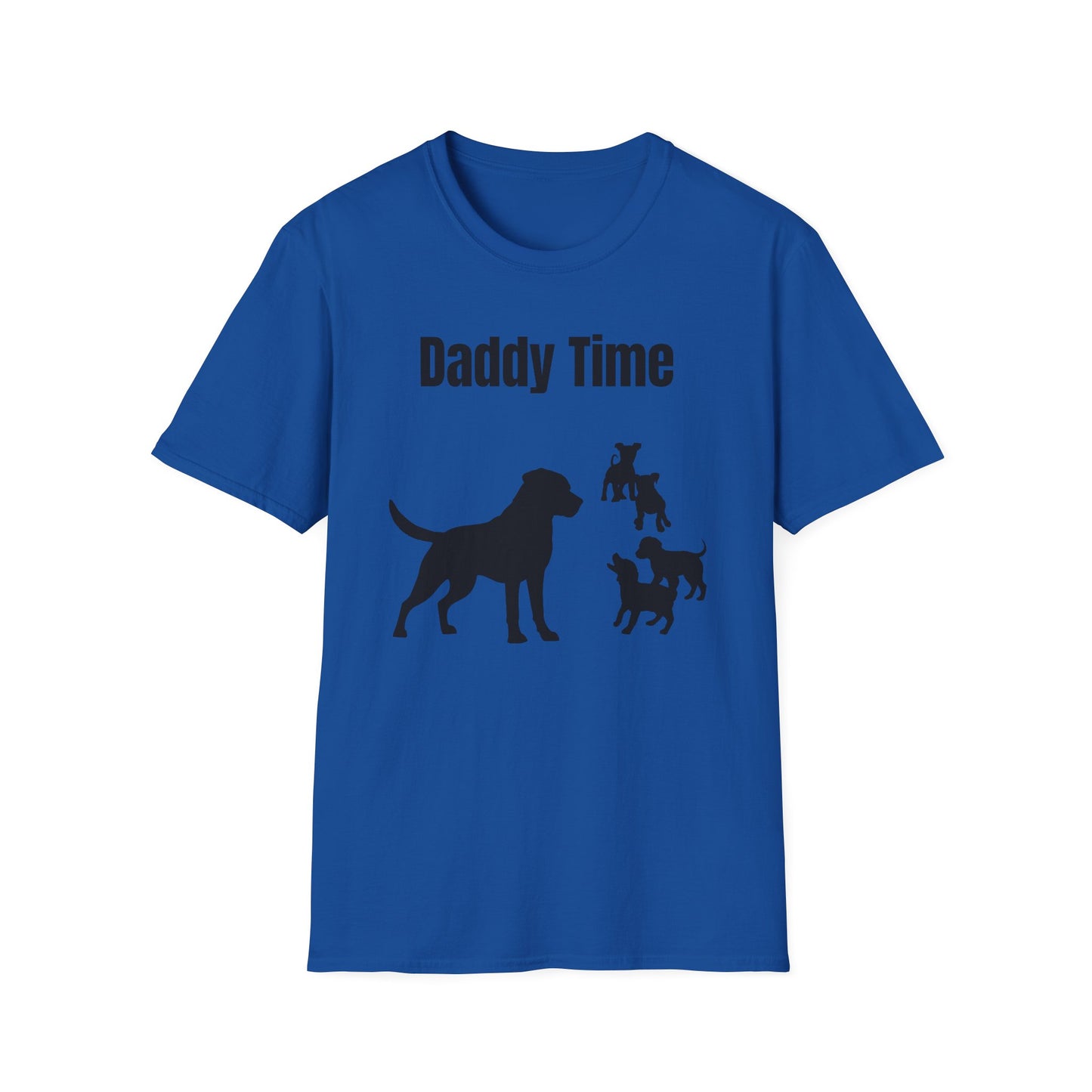 Daddy Time Silhouette T-Shirt - Dog Lover Gift