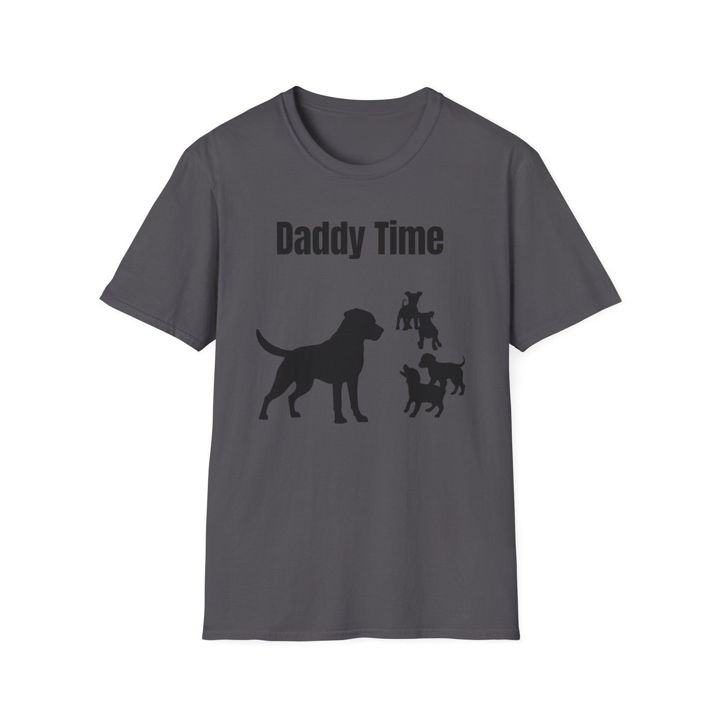Daddy Time Silhouette T-Shirt - Dog Lover Gift