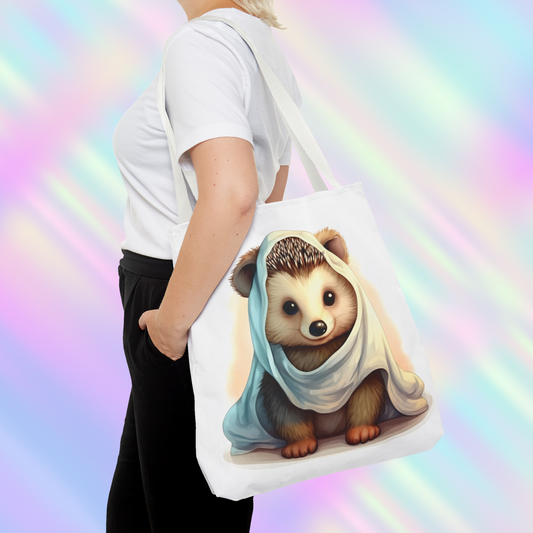 Sweetest Baby Hedgehog Tote Bag | Large Durable and Spacious Parenting Essential