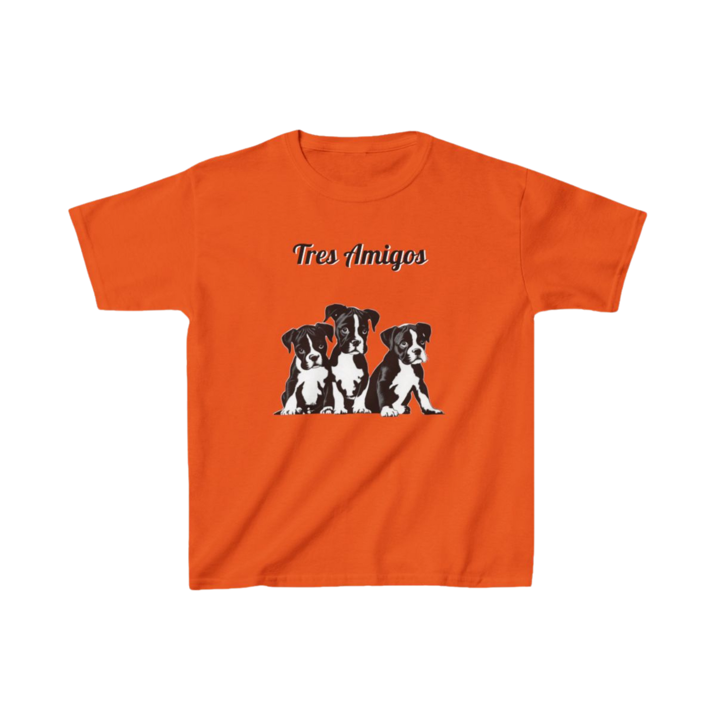 Kids Tee - Tres Amigos - Best Buddies - Adorable Boxer Puppies