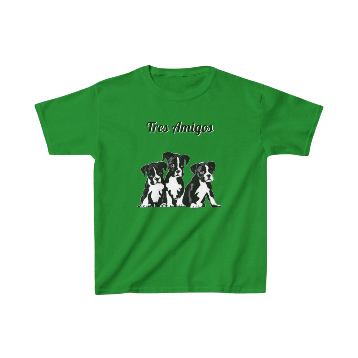 Kids Tee - Tres Amigos - Best Buddies - Adorable Boxer Puppies