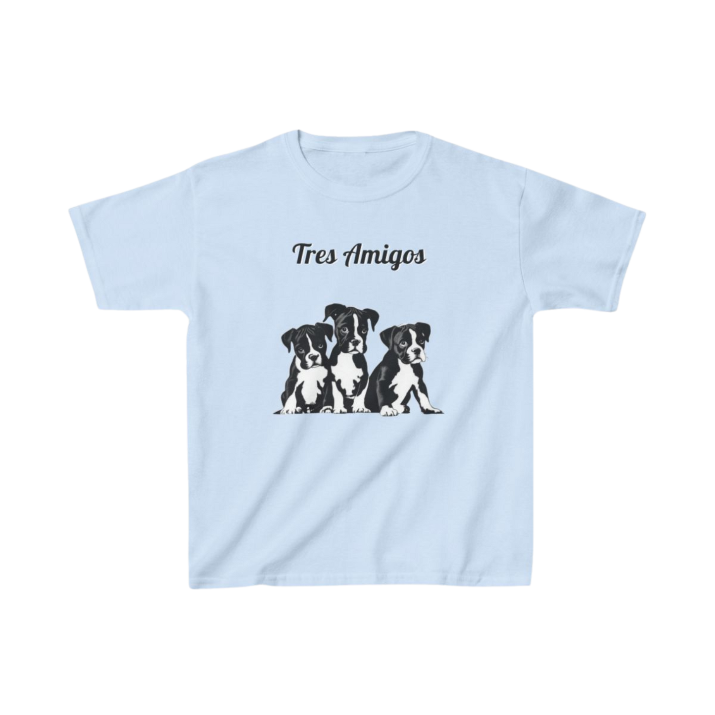 Kids Tee - Tres Amigos - Best Buddies - Adorable Boxer Puppies