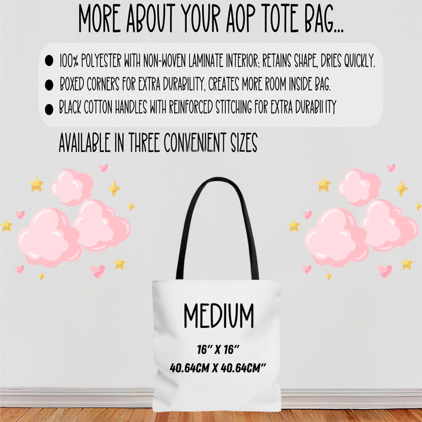 Adorable Baby Elephant Tote Bag | Durable Large Tote for Baby & Kids